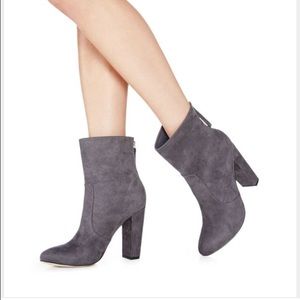 Brand new gray JustFab boots!