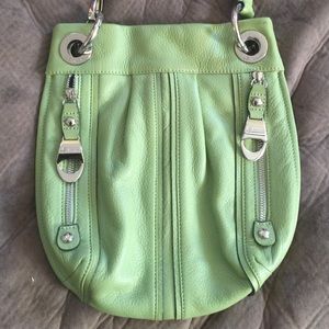Green B Makowsky bag.