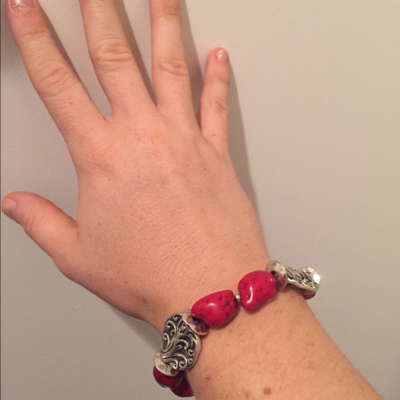 Bold Red Bracelet