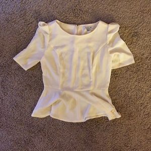 Cream dress top