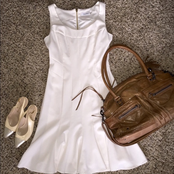 Calvin Klein White Dress