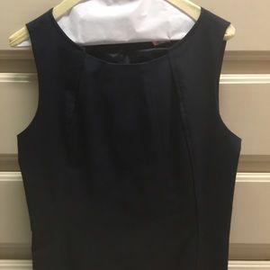 Tahari Navy sheath dress. Size 10