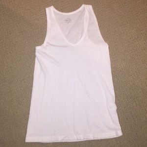 J Crew white vintage cotton tank