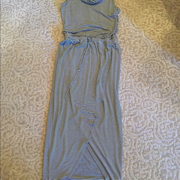 Anthropologie Maxi dress-looks cute with booties