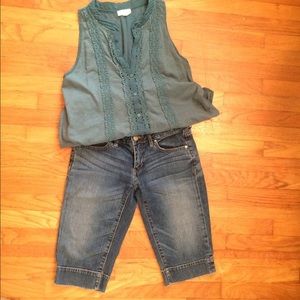 Anthropologie Bermuda shorts by Pilcro