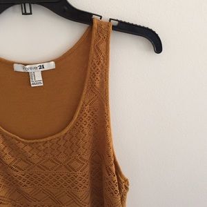 F21 Crochet Tank
