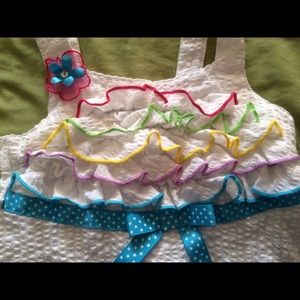Youngland Floral Lady Bug Summer Style Dress
