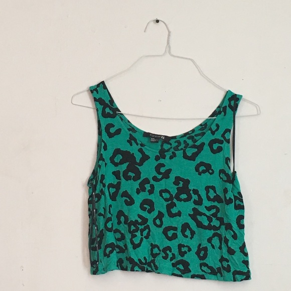 Cheetah print Crop top