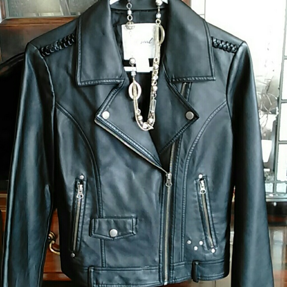 Wet Seal Moto/Biker Jacket Size Medium - Picture 3 of 4
