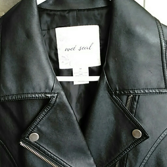 Wet Seal Moto/Biker Jacket Size Medium - Picture 4 of 4