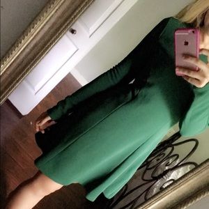 Simple green dress