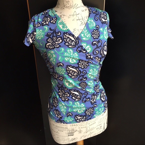 Boden wrap knit top NWOT