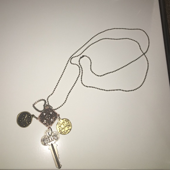Long dangly necklace, Worn once - Picture 1 of 2
