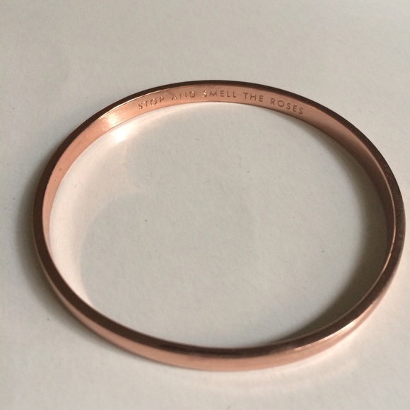Kate Spade "Stop and smell the roses" bangle