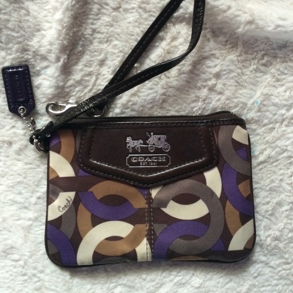 Authentic Coach wristlet