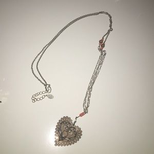 Barely worn long necklace