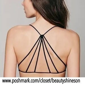 Brigette Strappy Bralette in Black Brigette Strappy Bralette in Black
