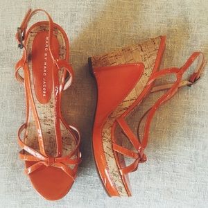 Auth. Marc Jacobs wedges in like new condition