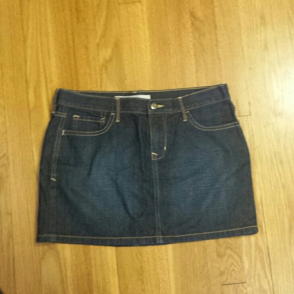 Old navy jean mini skirt