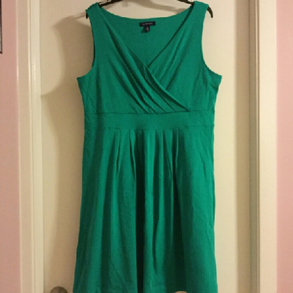 Teal midi dress