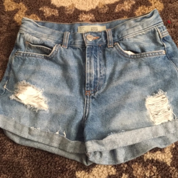 TopShop Motto Rosa Denim Jeans