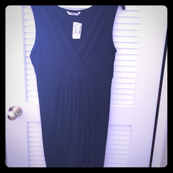Three Dots L blue dress NWT