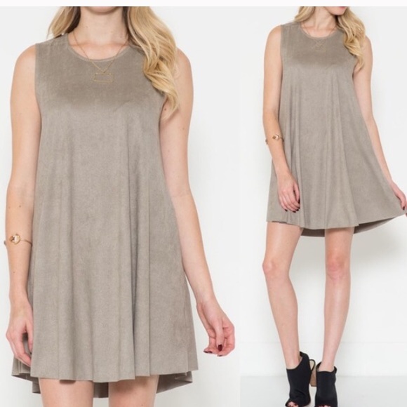 Beautiful suede tunic dress NWT
