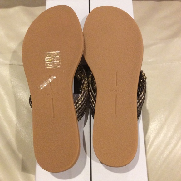 Dolce Vita Metallic Jonas Strappy Flip-flop - Picture 4 of 4