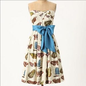 Anthropologie Strapless Dress