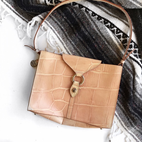 Dooney & bourke croc leather bag - Picture 2 of 4