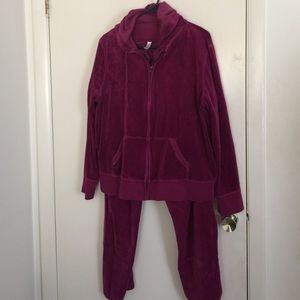 Velour Sweat Suit
