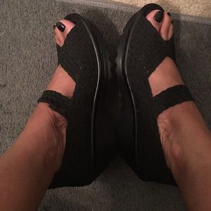 Skechers memory toe out memory foam walker.