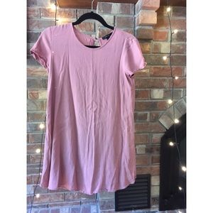 Mauve shift dress