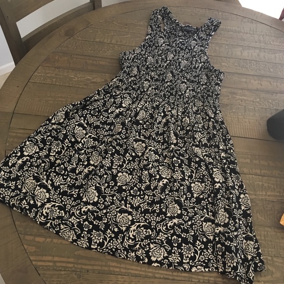 Flower print dress