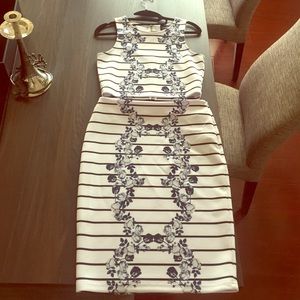 Two piece floral outfit