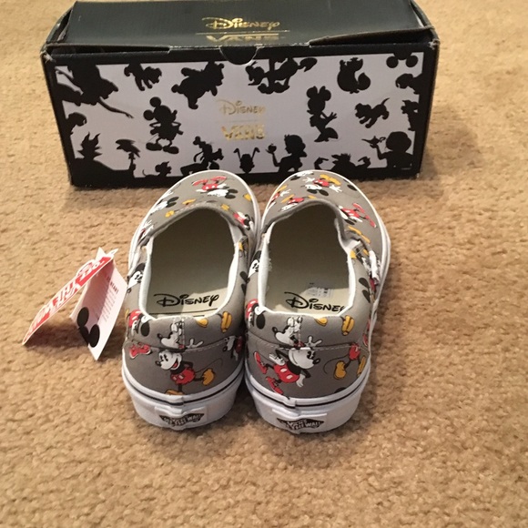 Disney Vans Mickey classic slip ons - Picture 2 of 2