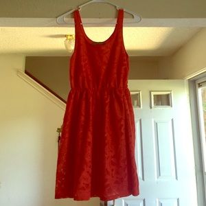 Lacey Coral Sundress