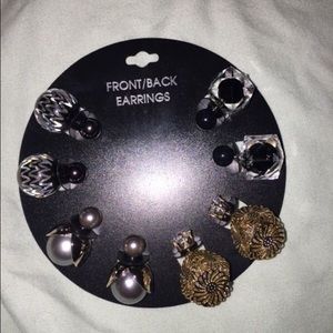 Front/back earrings