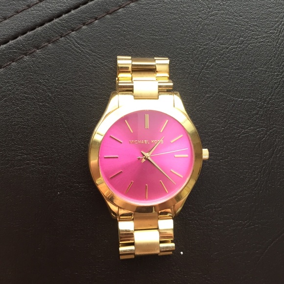Pink face Micheal Kors watch!