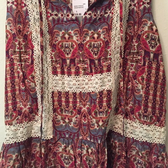 crochet top F21
