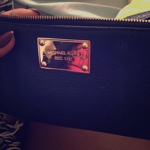 Blue wristlet
