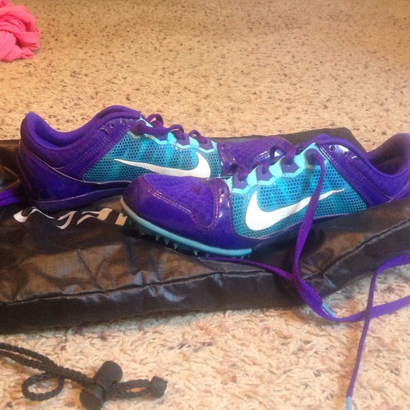 Nike track spikes, size 8