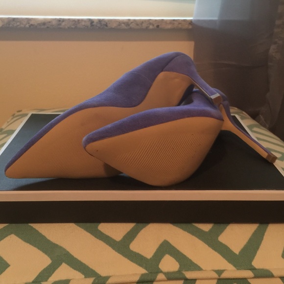 *reduced* blue suede stilettos - Picture 3 of 4