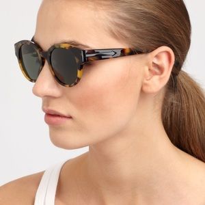 Karen Walker Anywhere Round Tortoise Sunglasses