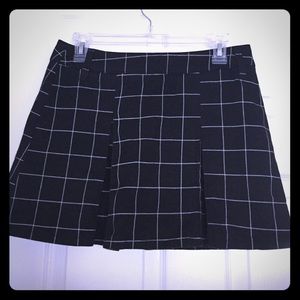 Dickies Gridded Tennis Skirt