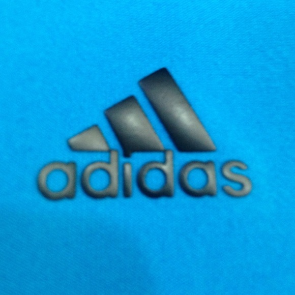 Adidas blue cropped pants