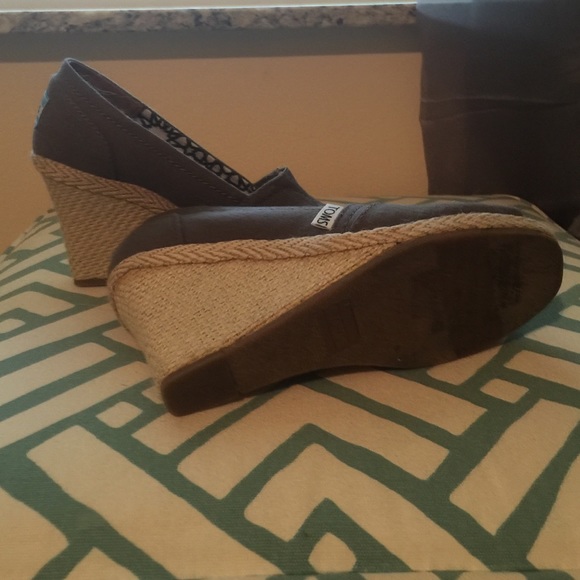 Toms canvas wedges - Picture 4 of 4