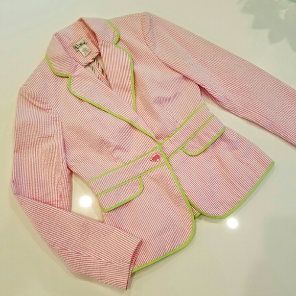 Lilly Pulitzer Jacket in Hibiscus Pink! Stunning!