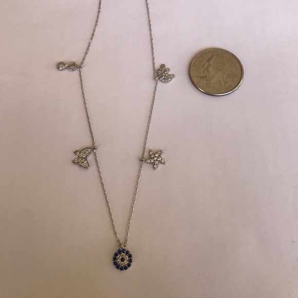 925 Sterling Silver I Love Evileye - Picture 3 of 3