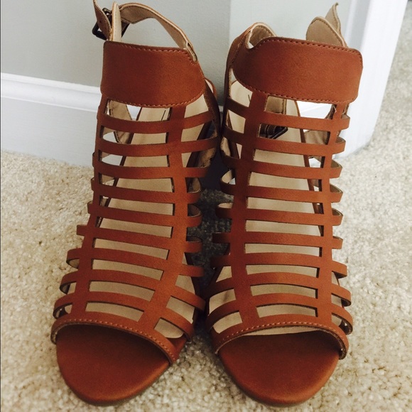 Caged sandals